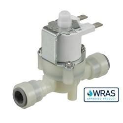 3/8" push-fit connections, solenoid valve 2-way latching,  6V